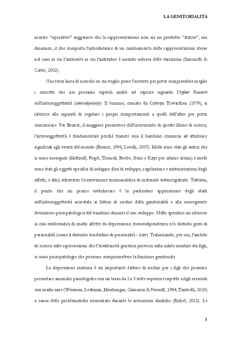 Estratto dalla tesi: Omo - Vs Etero - Cogenitorialità: attaccamento, personalità e stigma sessuale in coppie italiane