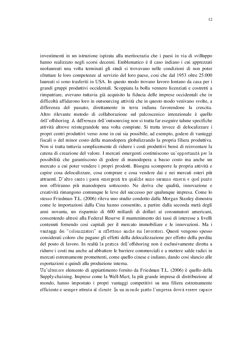 Estratto dalla tesi: Le Sfide Sociali nel Processo di Internazionalizzazione