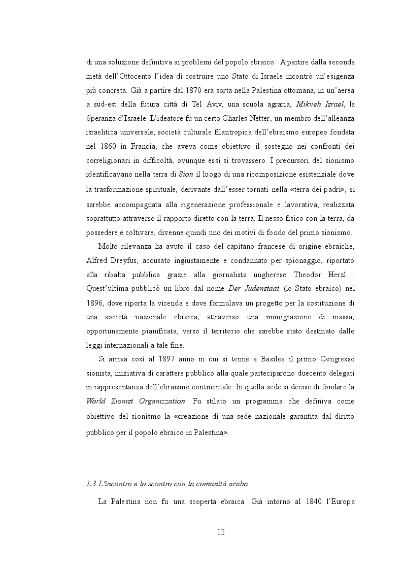 Estratto dalla tesi: Limes e il conflitto israelo-palestinese
