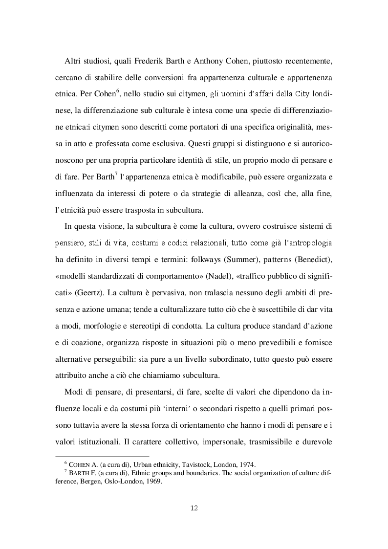 Estratto dalla tesi: NUOVE APPARTENENZE GIOVANILI. Passato e presente degli approcci sociologici alle subculture per introdurre una indagine online e offline della subcultura Emo.