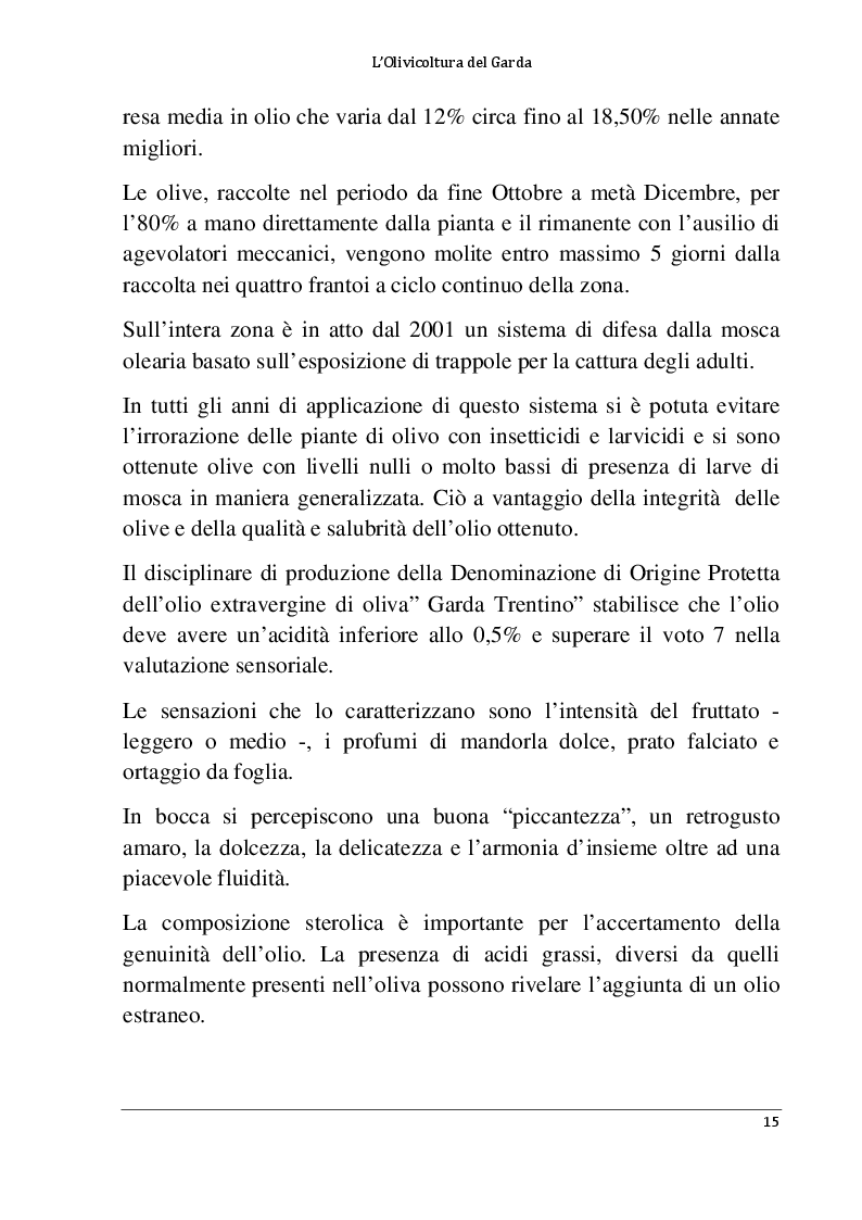 Anteprima della tesi: L'olivicoltura del Garda, Pagina 10