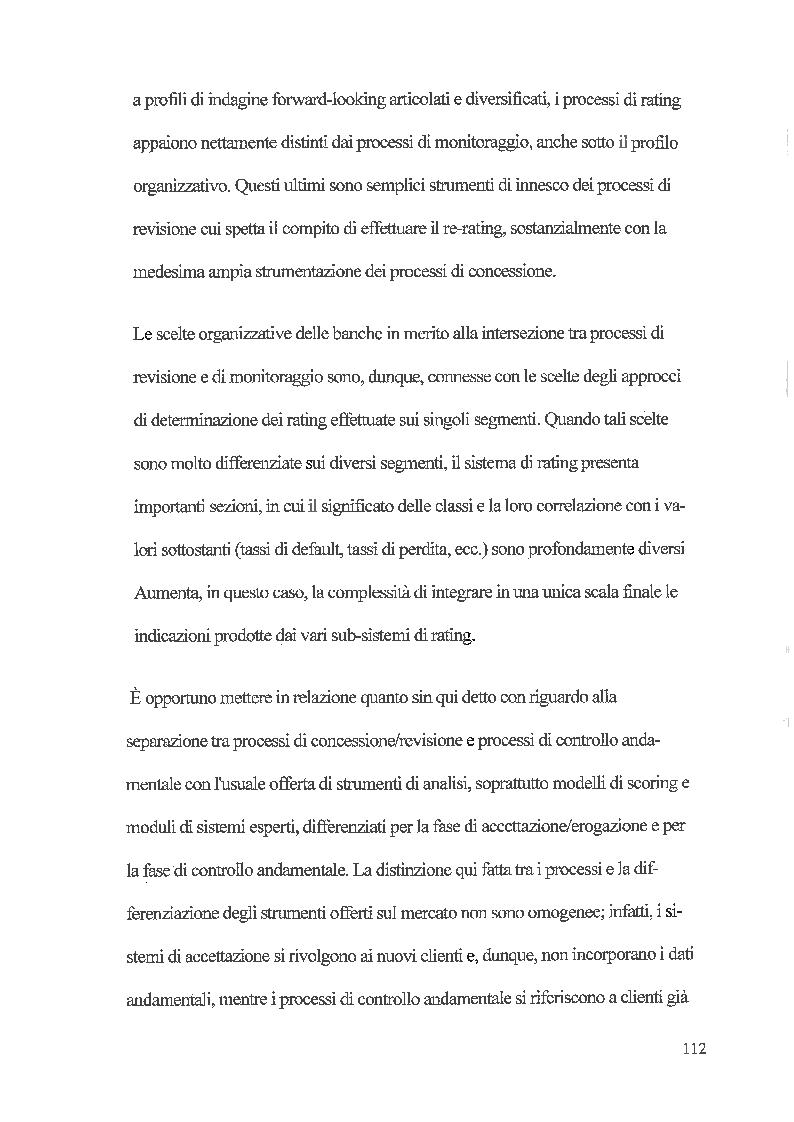 Estratto dalla tesi: Lo scoring del credito