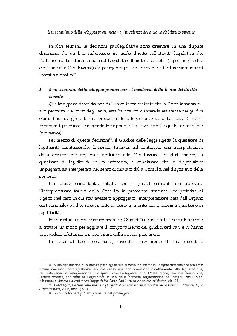 Estratto dalla tesi: L'evoluzione delle sentenze paralegislative della Corte Costituzionale e la nascita di pronunce a dispositivo misto