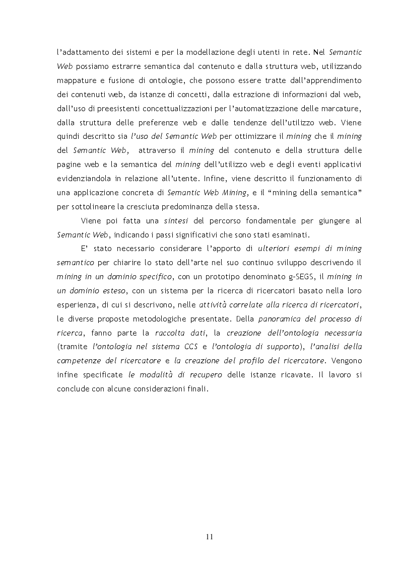 Anteprima della tesi: Metodi e Tecniche per il Semantic Web Mining, Pagina 6