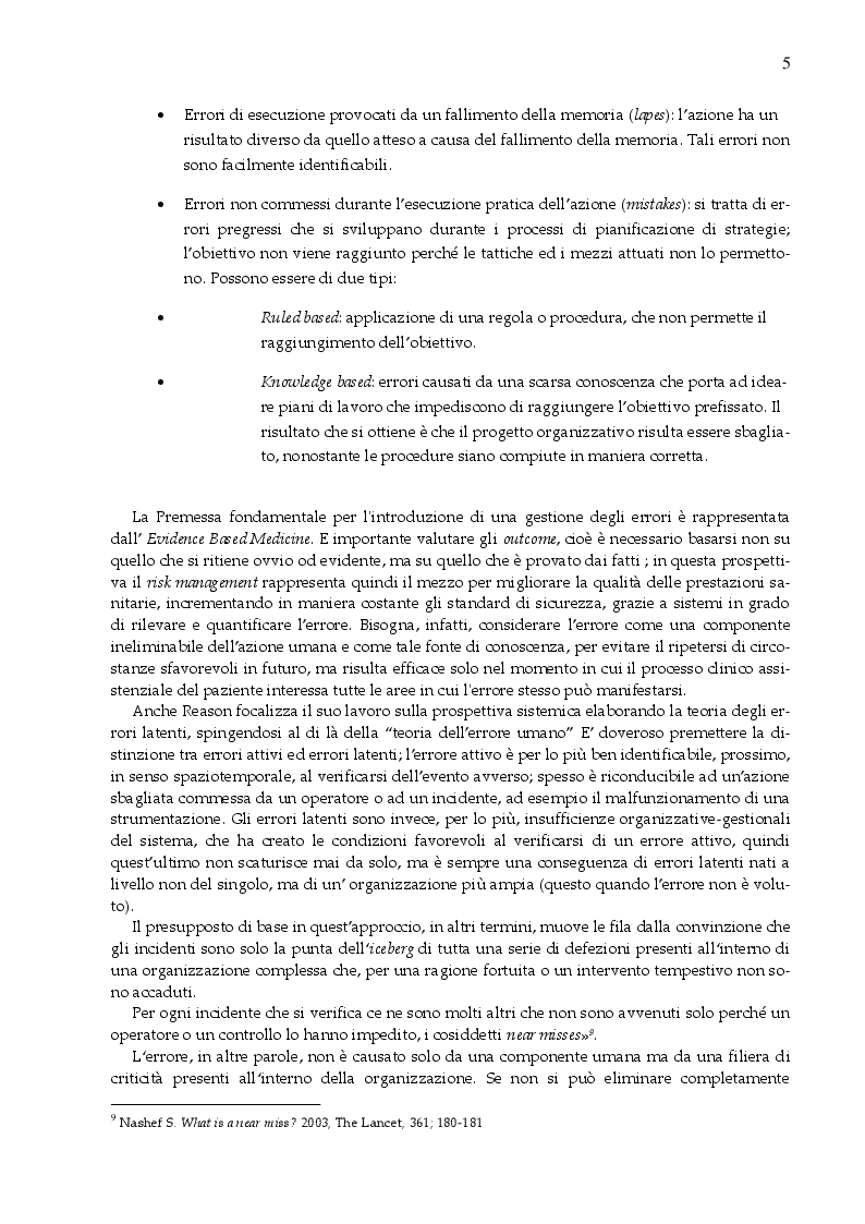 Estratto dalla tesi: Il rischio Clinico nella preanalitica di laboratorio; progetto di studio riguardante potenziali criticità durante il trasporto dei campioni dai distretti alla sede centrale