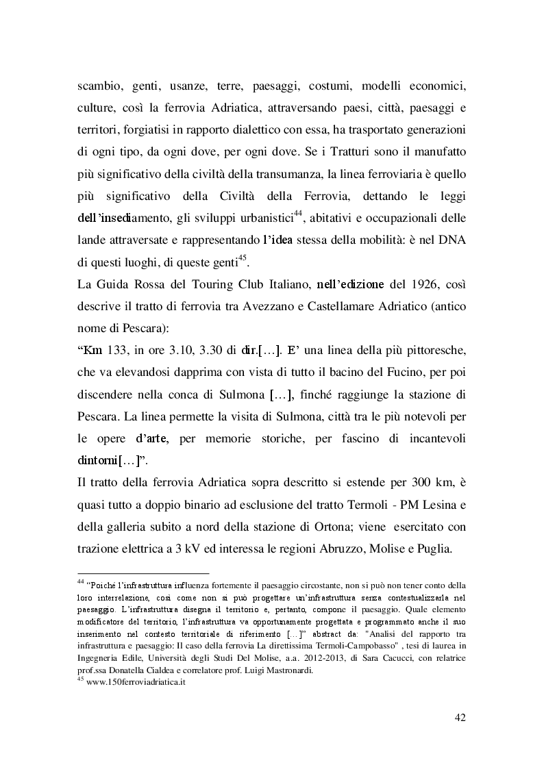 Estratto dalla tesi: Ferrovie e modernizzazione italiana. La linea Adriatica e il turismo