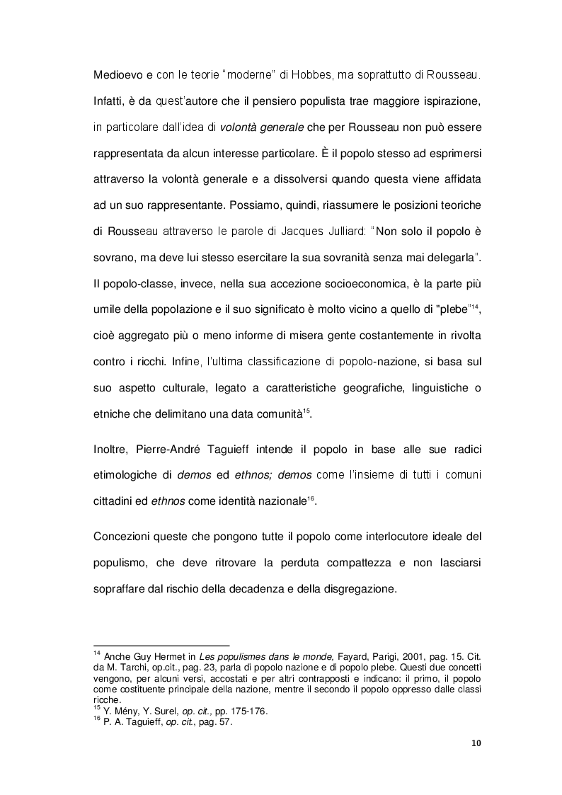 Anteprima della tesi: La sindrome del populismo. Il caso del Movimento Cinque Stelle, Pagina 8