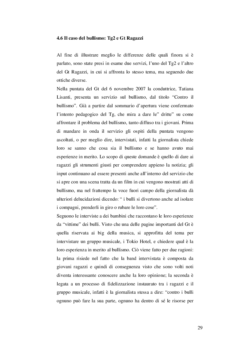 Estratto dalla tesi: La tv per ragazzi: buona o cattiva maestra?