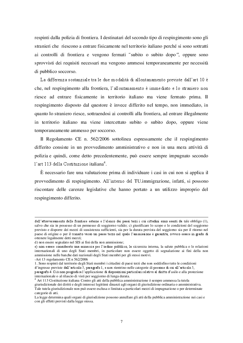 Estratto dalla tesi: Sull'illegittimità della pratica dei respingimenti in alto mare operati dal Governo italiano: l'intervento della Corte europea dei diritti dell'uomo