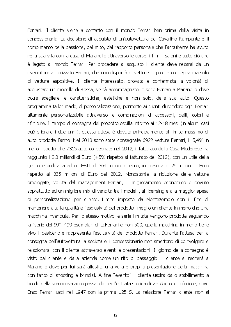 Estratto dalla tesi: Come si costruisce un mito. Marketing e comunicazione in Ferrari