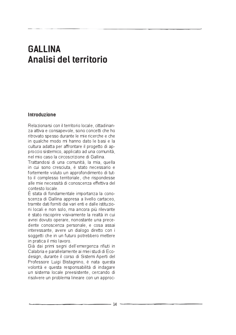 Anteprima della tesi: Da rifiuto a risorsa. Approccio sistemico applicato alla XIV circoscrizione di Reggio Calabria, Pagina 6