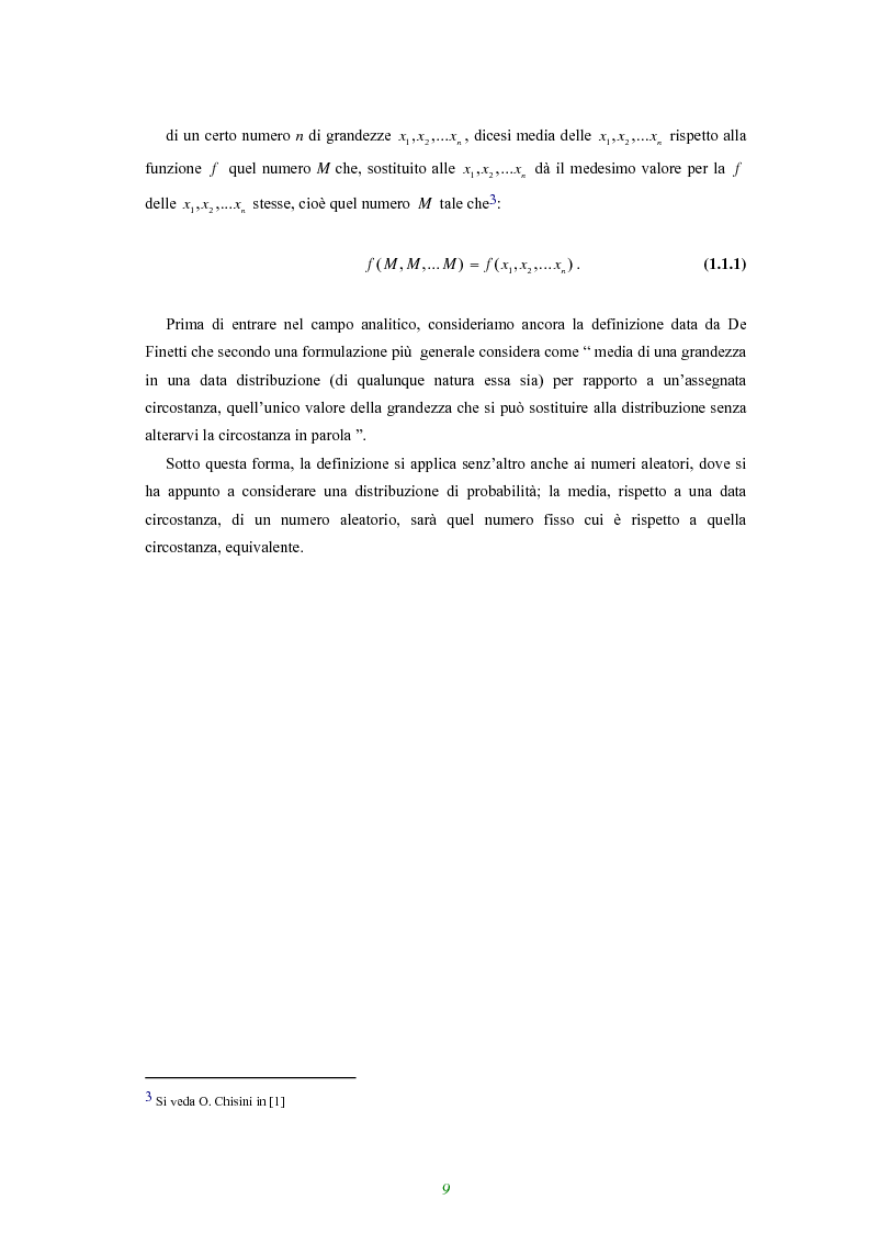 Anteprima della tesi: Applicazione di alcune disuguaglianze all'andamento di funzioni finanziarie e attuariali, Pagina 4