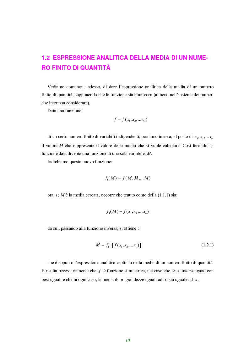 Anteprima della tesi: Applicazione di alcune disuguaglianze all'andamento di funzioni finanziarie e attuariali, Pagina 5