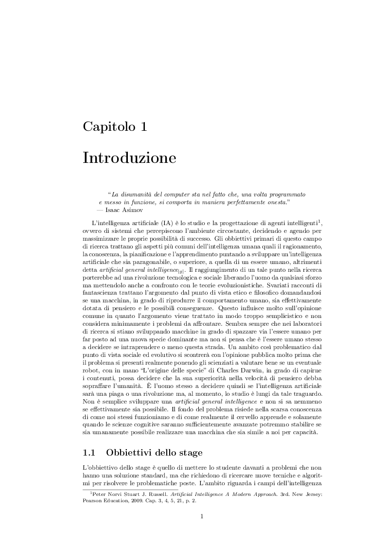 Estratto dalla tesi: Miglioramento del modulo di intelligenza artificiale del gioco ''Geister''