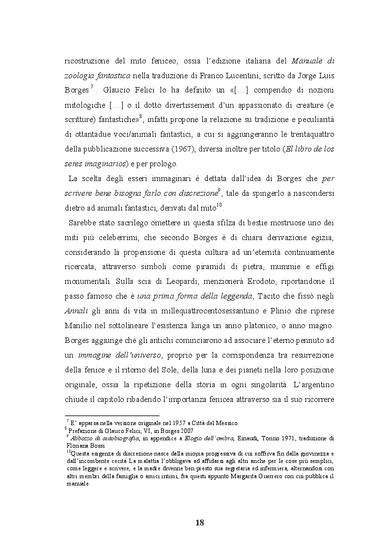 Estratto dalla tesi: Resurrezione e amore. Simbologie della fenice nella letteratura occidentale