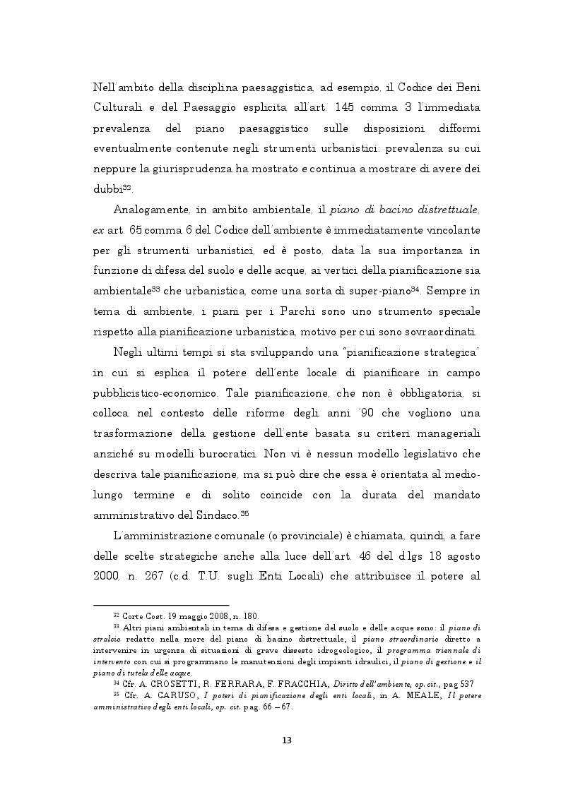 Estratto dalla tesi: La pianificazione generale nel modello polifasico
