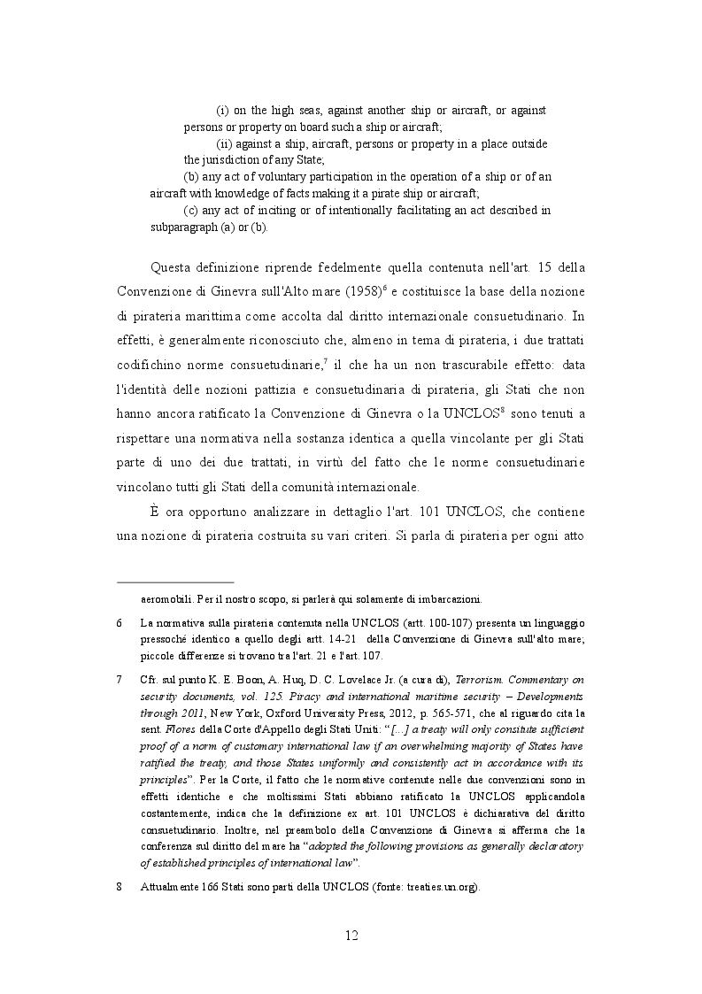 Estratto dalla tesi: Vessel Protection Detachments e contractors nella lotta alla pirateria marittima