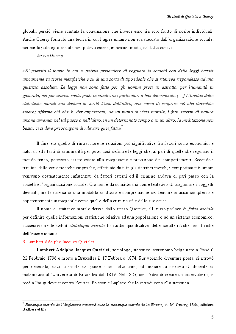 Estratto dalla tesi: Statistiche della criminalità tra metodologie passate e presenti