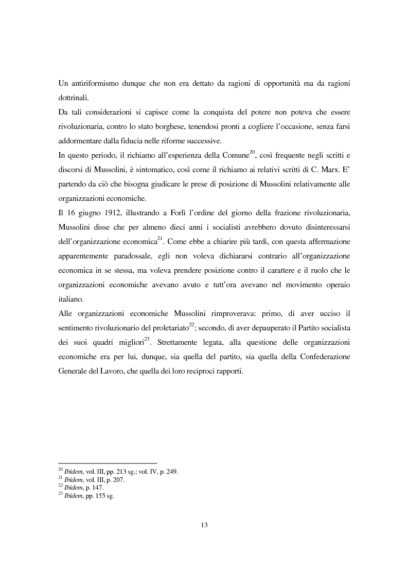 Anteprima della tesi: Benito Mussolini e la politica economica italiana, Pagina 10