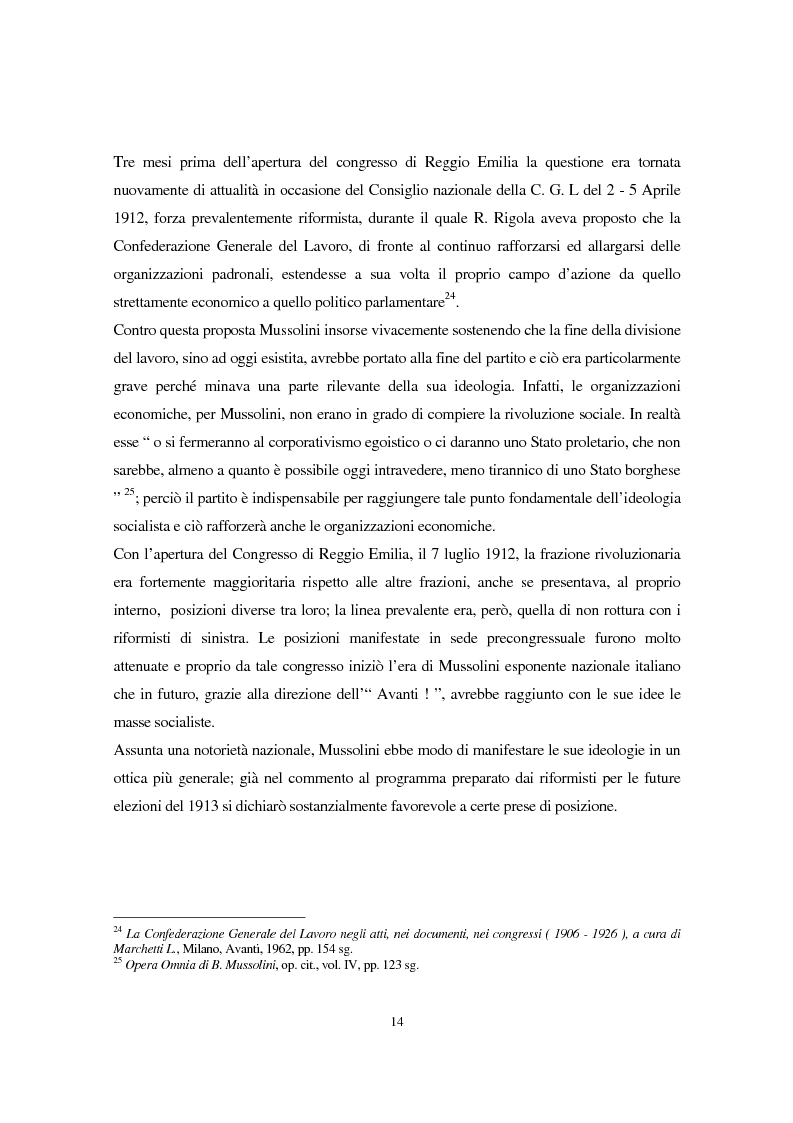 Anteprima della tesi: Benito Mussolini e la politica economica italiana, Pagina 11