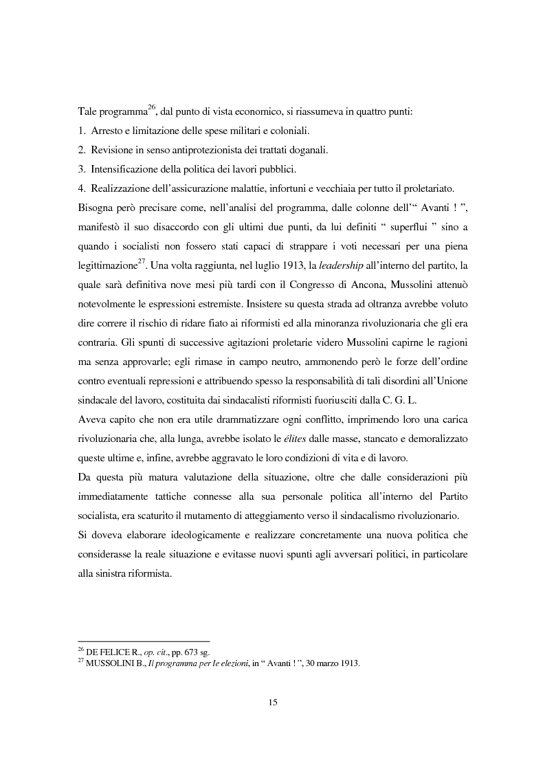 Anteprima della tesi: Benito Mussolini e la politica economica italiana, Pagina 12