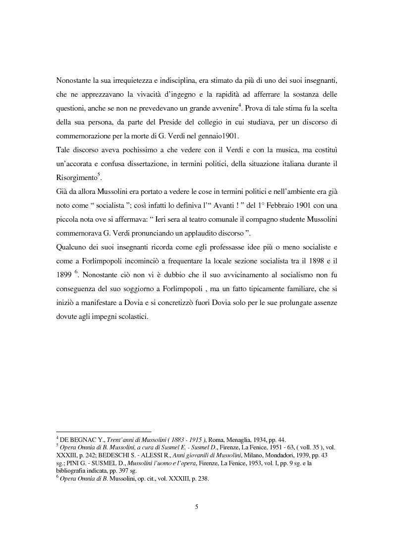 Anteprima della tesi: Benito Mussolini e la politica economica italiana, Pagina 2