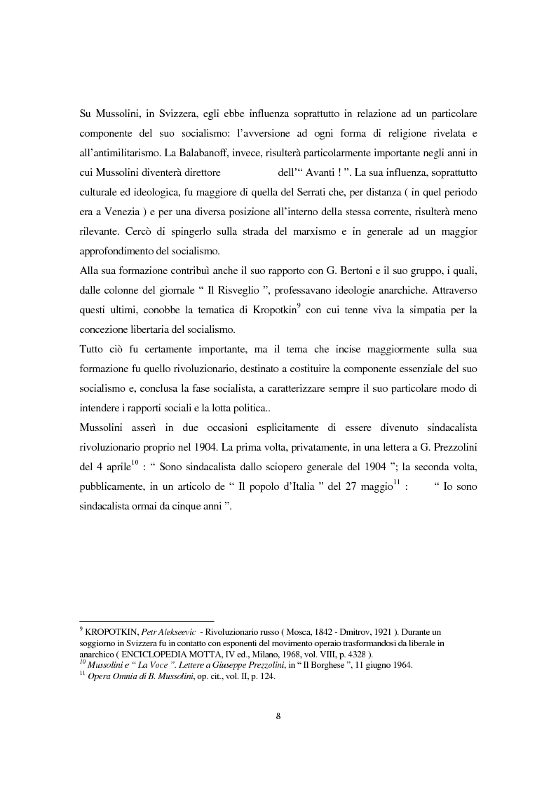 Anteprima della tesi: Benito Mussolini e la politica economica italiana, Pagina 5