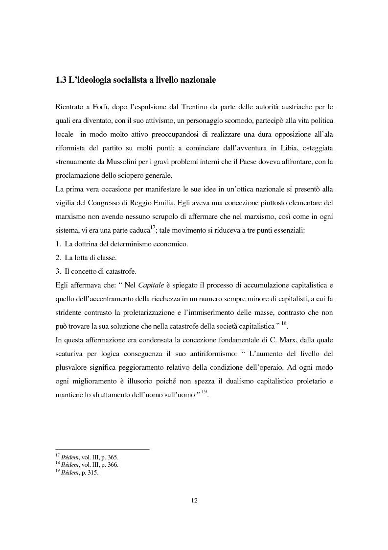Anteprima della tesi: Benito Mussolini e la politica economica italiana, Pagina 9