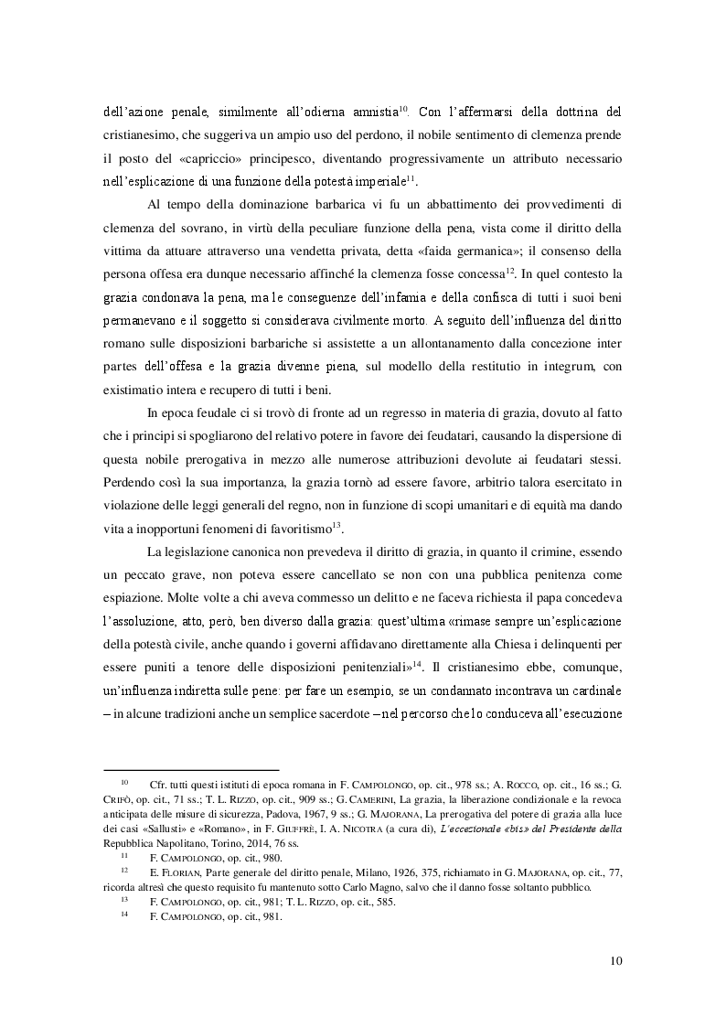 Estratto dalla tesi: L'istituto della grazia nell'ordinamento costituzionale italiano