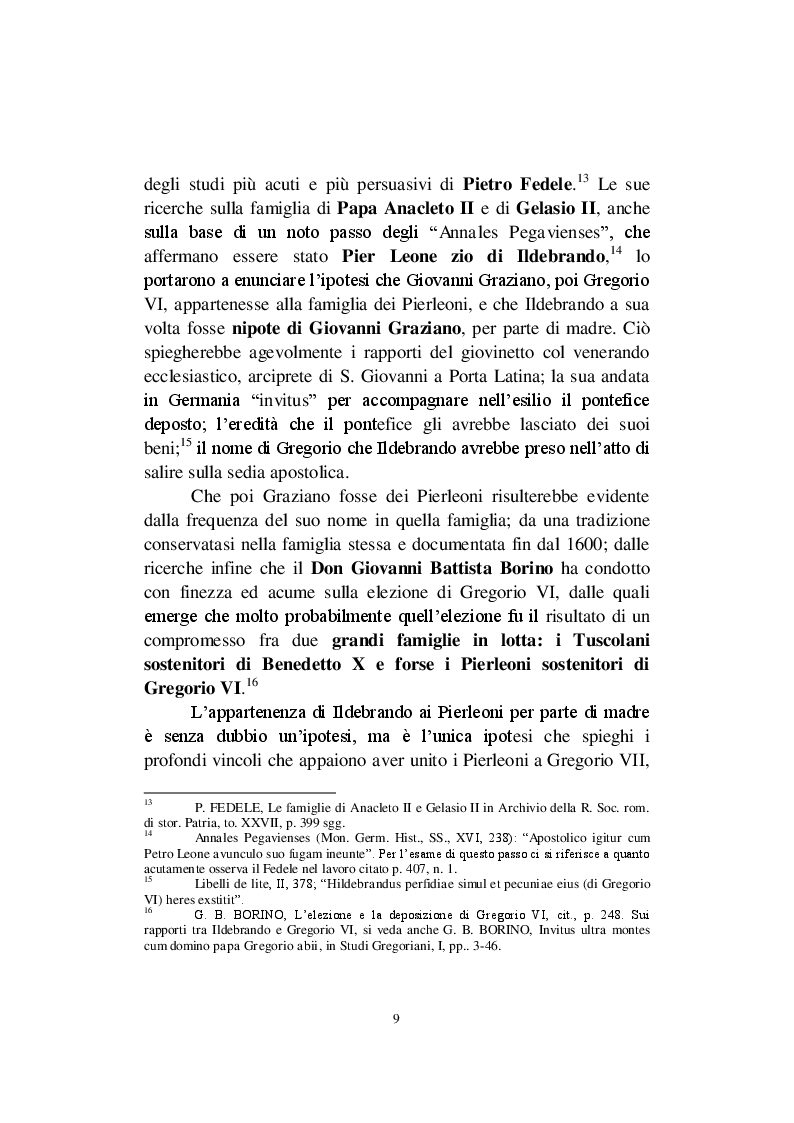 Estratto dalla tesi: La Riforma Gregoriana
