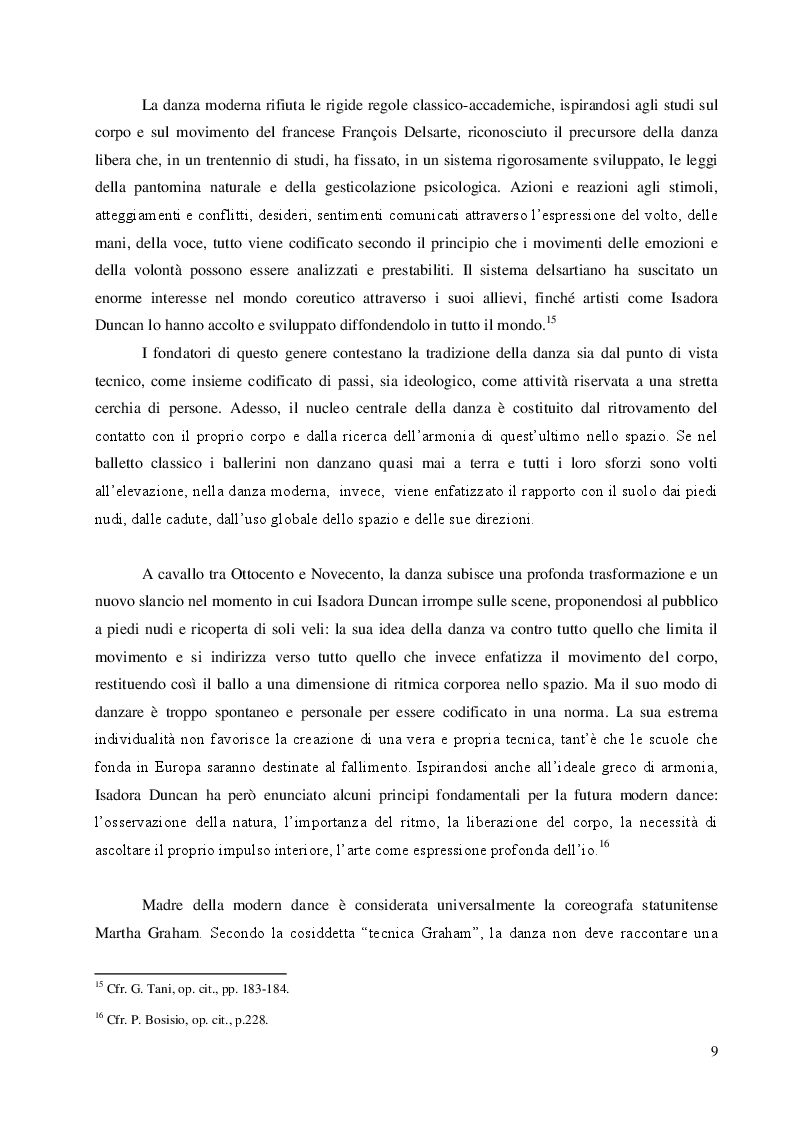 Estratto dalla tesi: Costumi per la danza nel cinema: fenomeni di moda dagli anni Cinquanta ad oggi
