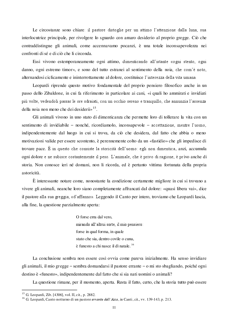 Estratto dalla tesi: Come la ginestra divenne fanciullo. L'influenza leopardiana e il suo superamento nell'opera di Nietzsche.