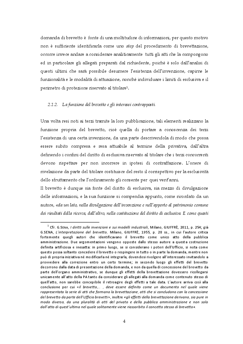 Estratto dalla tesi: La limitazione del brevetto