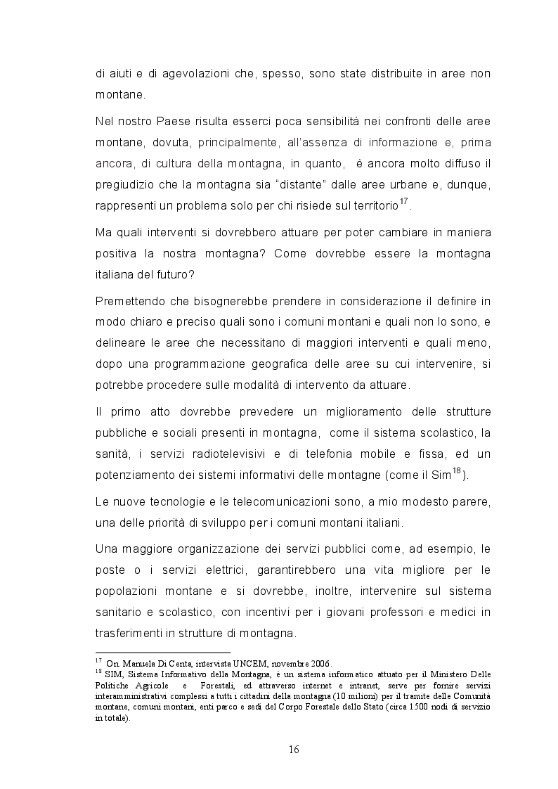 Estratto dalla tesi: La montagna in pericolo: il caso di studio dei monti Aurunci