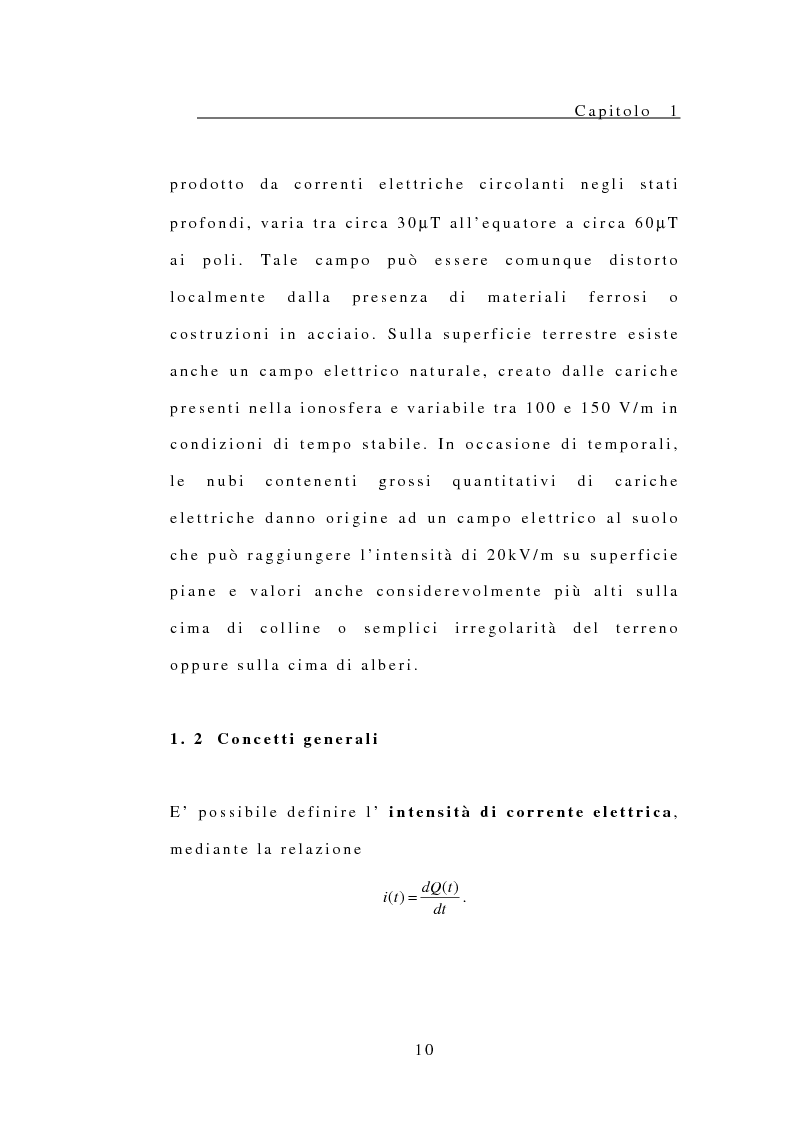 Anteprima della tesi: Modelli per lo studio degli effetti sul corpo umano di campi elettrici e magnetici, Pagina 11