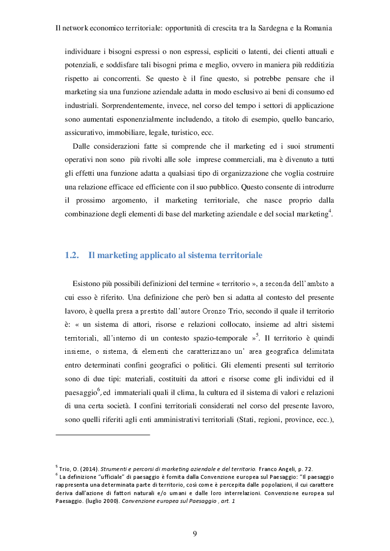 Estratto dalla tesi: Il network economico territoriale: opportunità di crescita tra la Sardegna e la Romania