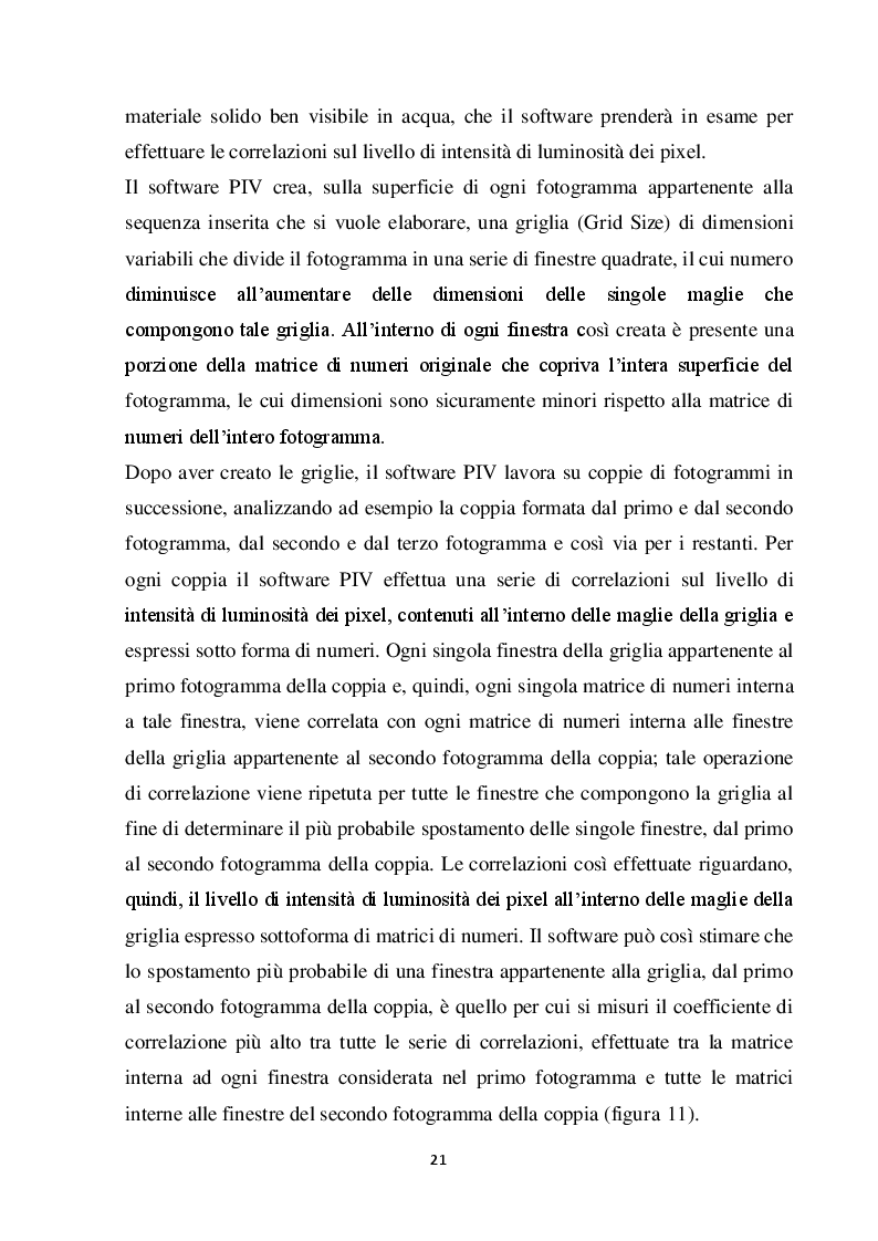 Estratto dalla tesi: Utilizzo di droni per misure dei deflussi superficiali