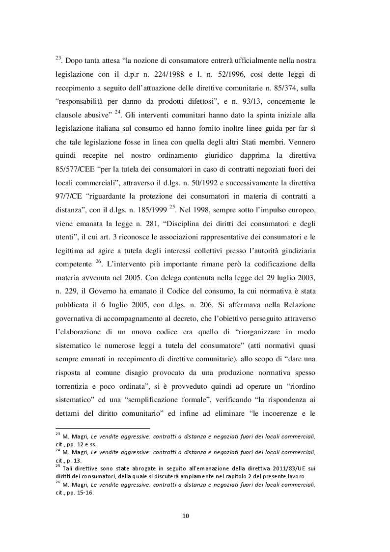 Estratto dalla tesi: I contratti a distanza nell'attuazione della direttiva 2011/83/UE sui diritti dei consumatori: prospettiva comparatistica