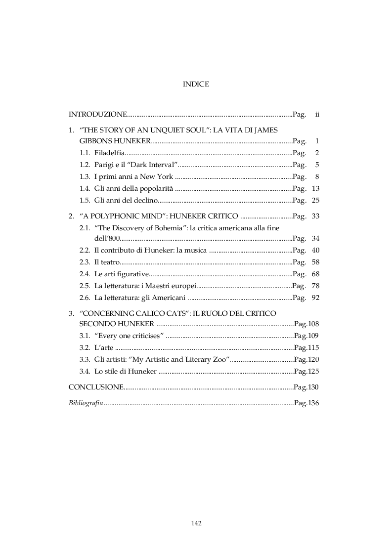 Indice della tesi: James Gibbons Huneker: Jack od the Seven Arts, Pagina 1