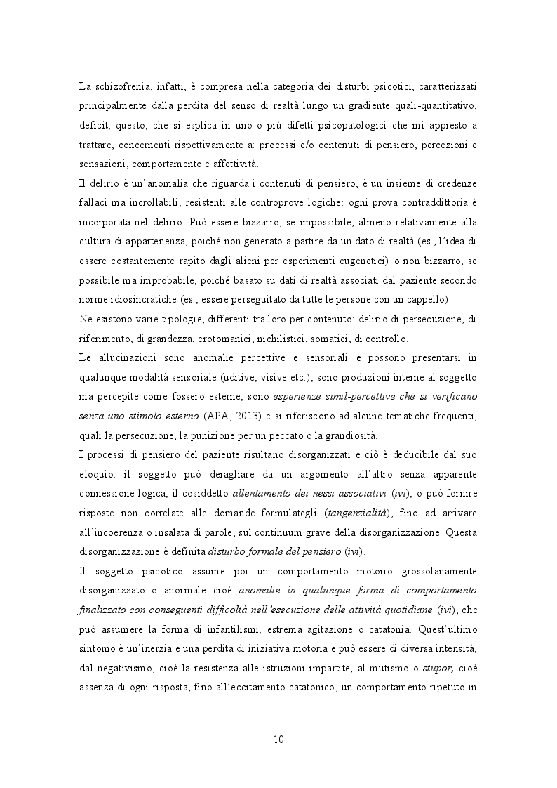 Estratto dalla tesi: Dalla schizofrenia allo schizofrenico. Interesse, Prossimità, Incontro.
