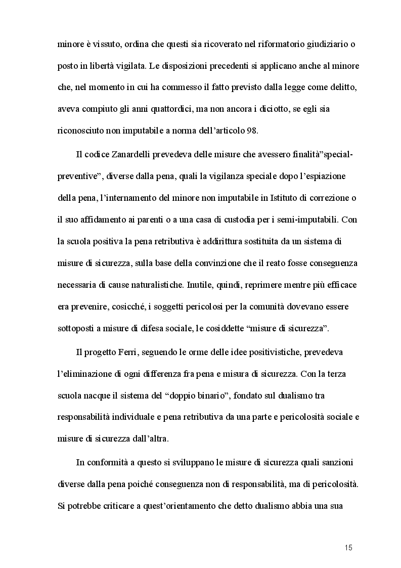 Estratto dalla tesi: Interpretazione della devianza minorile e prevenzione