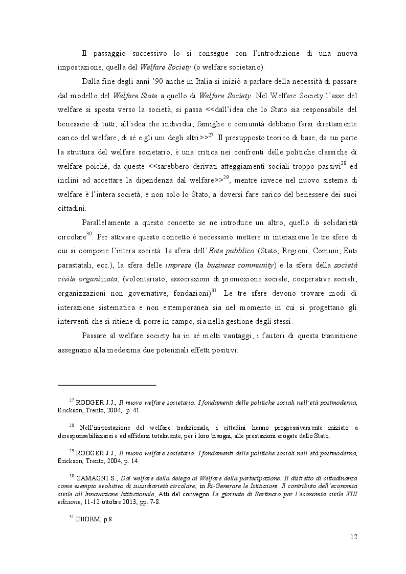 Estratto dalla tesi: Nuove politiche di Welfare e riforma dei Servizi Sociali. La Legge n. 328/2000 e l'esperienza di una realtà locale: il Comune di Acate
