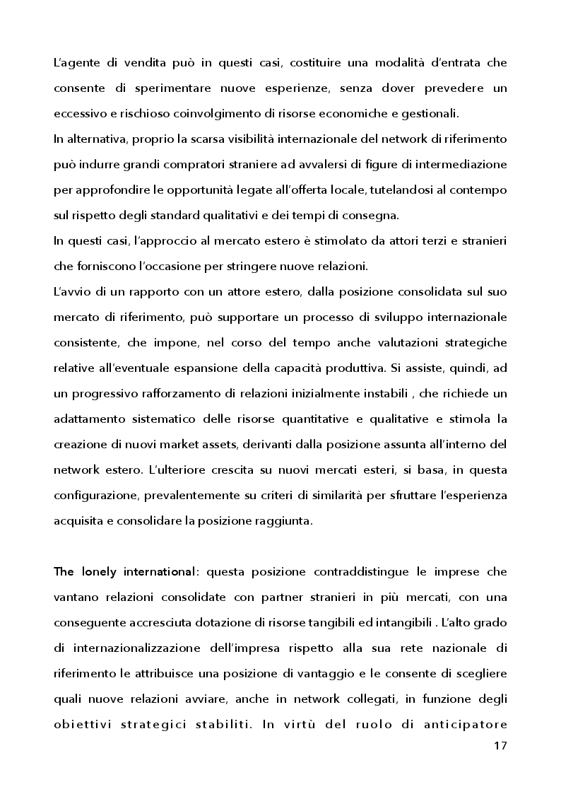 Estratto dalla tesi: Strategie di marketing e comunicazione nel processo di internazionalizzazione