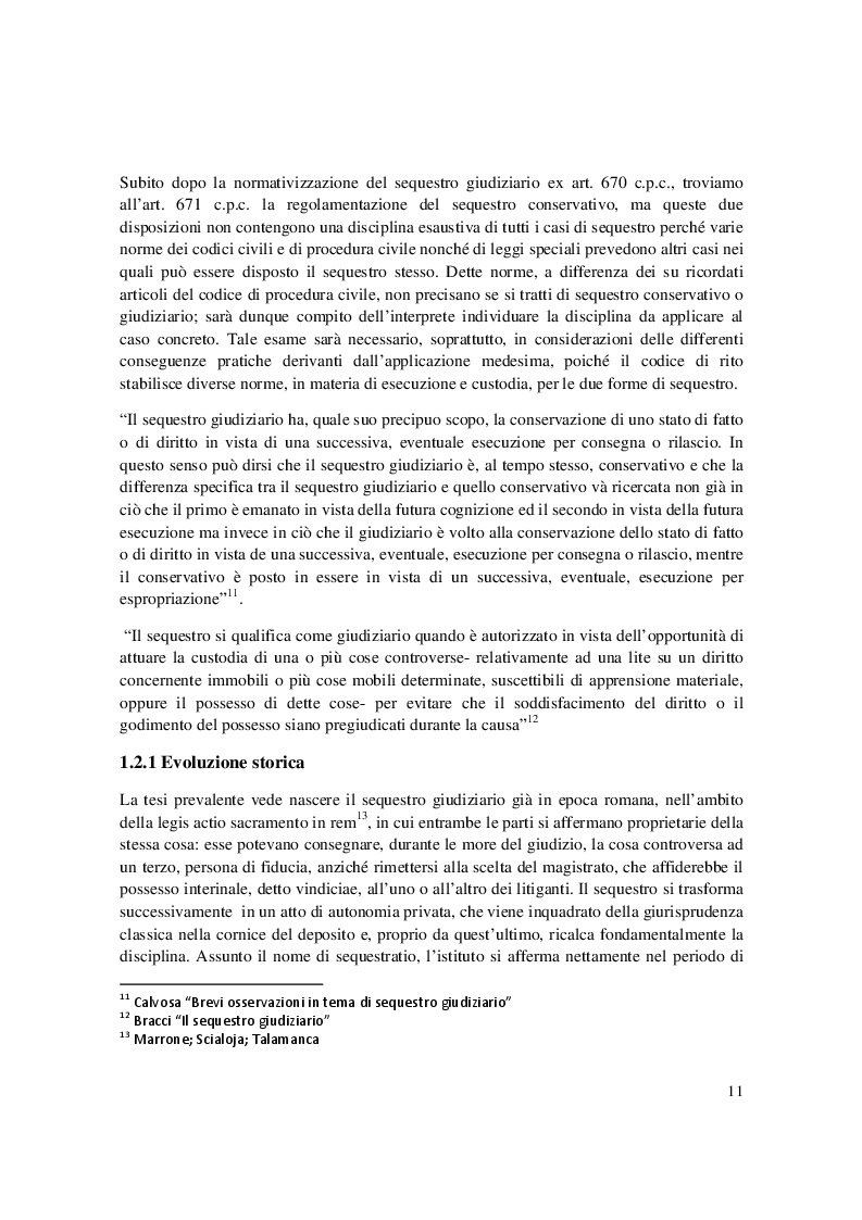Estratto dalla tesi: Misure Cautelari Reali: tra processo civile e processo penale