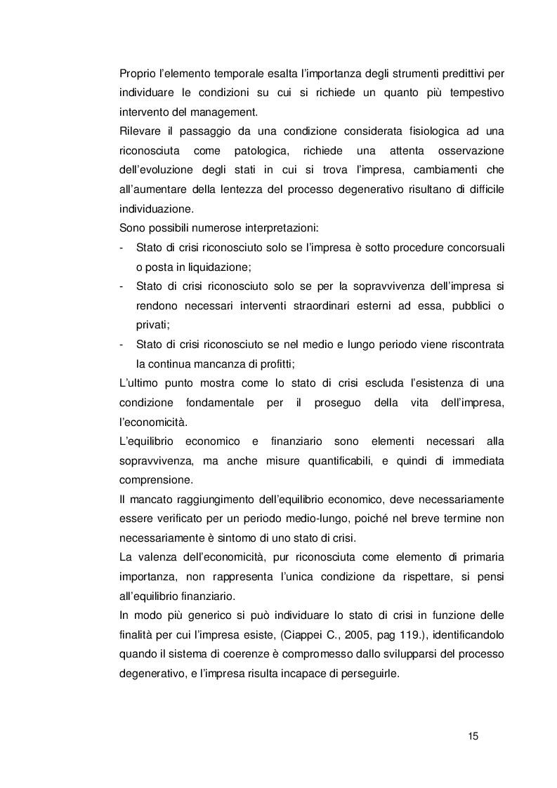 Estratto dalla tesi: Applicazione dell'analisi discriminante alle previsioni di insolvenza. Una analisi per il settore imprese tessili.