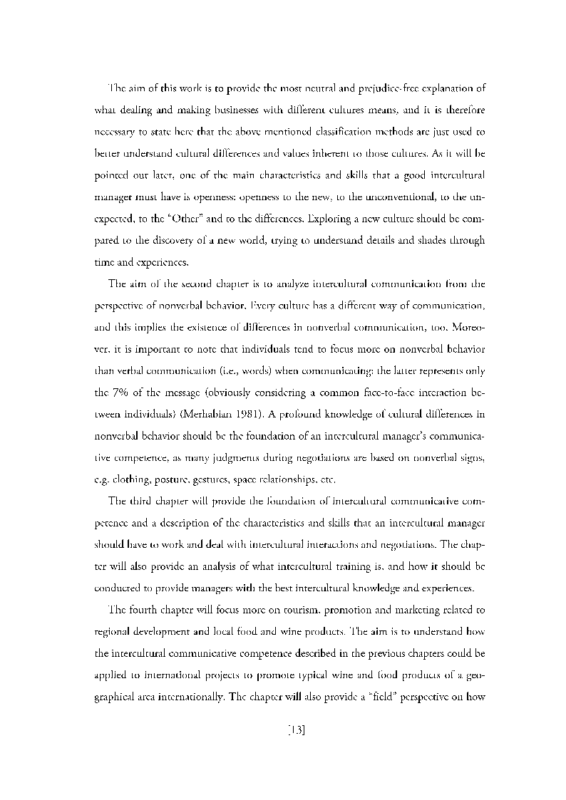 Estratto dalla tesi: Can food be worth more than a thousand words? Nonverbal and intercultural communicative competence for tourism promotion