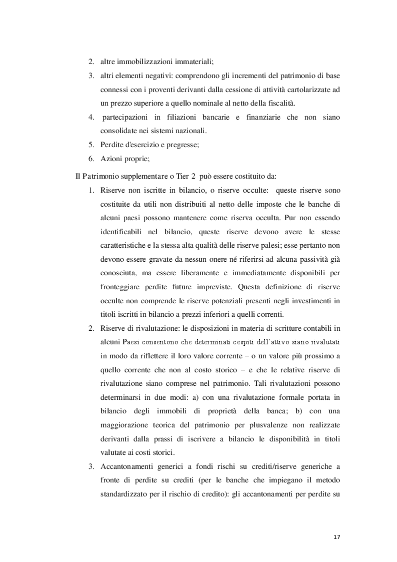 Estratto dalla tesi: Il rating e l'evoluzione del rapporto Banca-Impresa