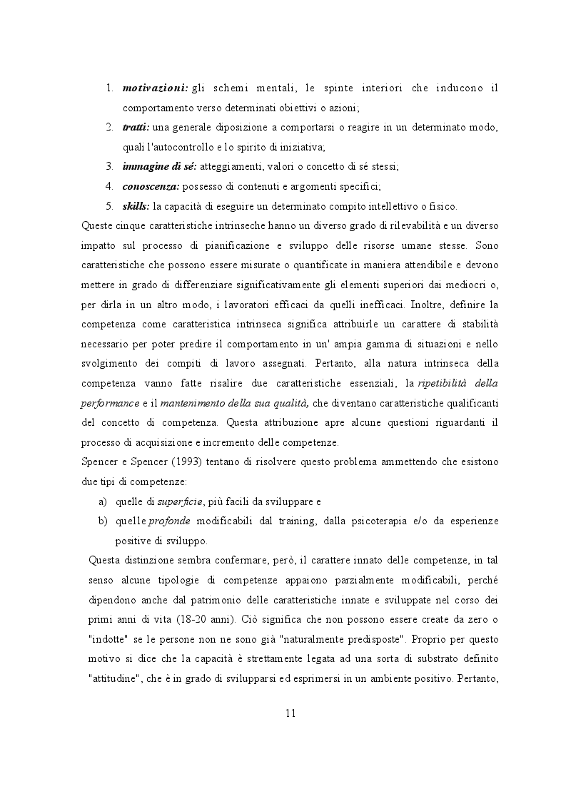 Estratto dalla tesi: Il management delle conoscenze: knowledge based organization