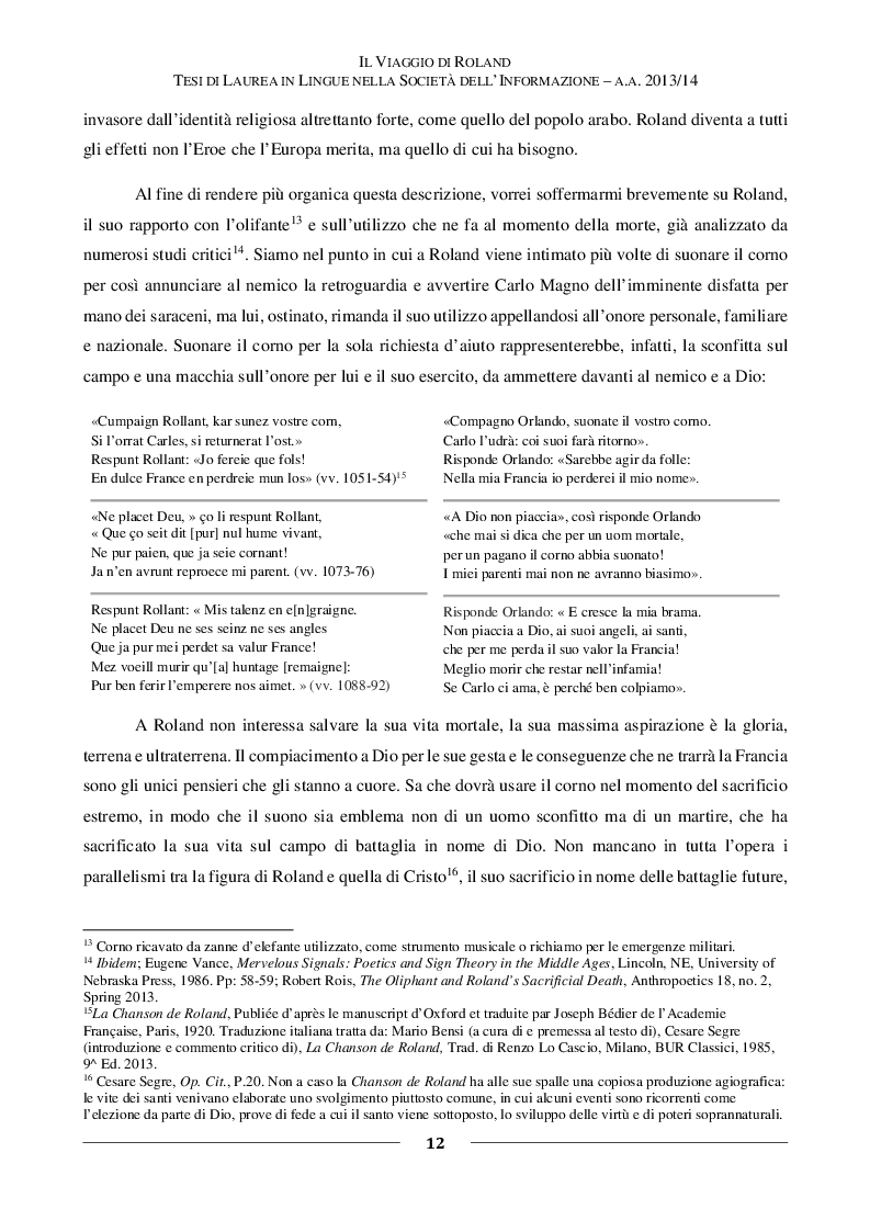 Estratto dalla tesi: Il viaggio di Roland - Un Cavaliere, un Corno, una Torre: l'evoluzione di un Eroe letterario dal Medioevo a Robert Browning fino a Stephen King