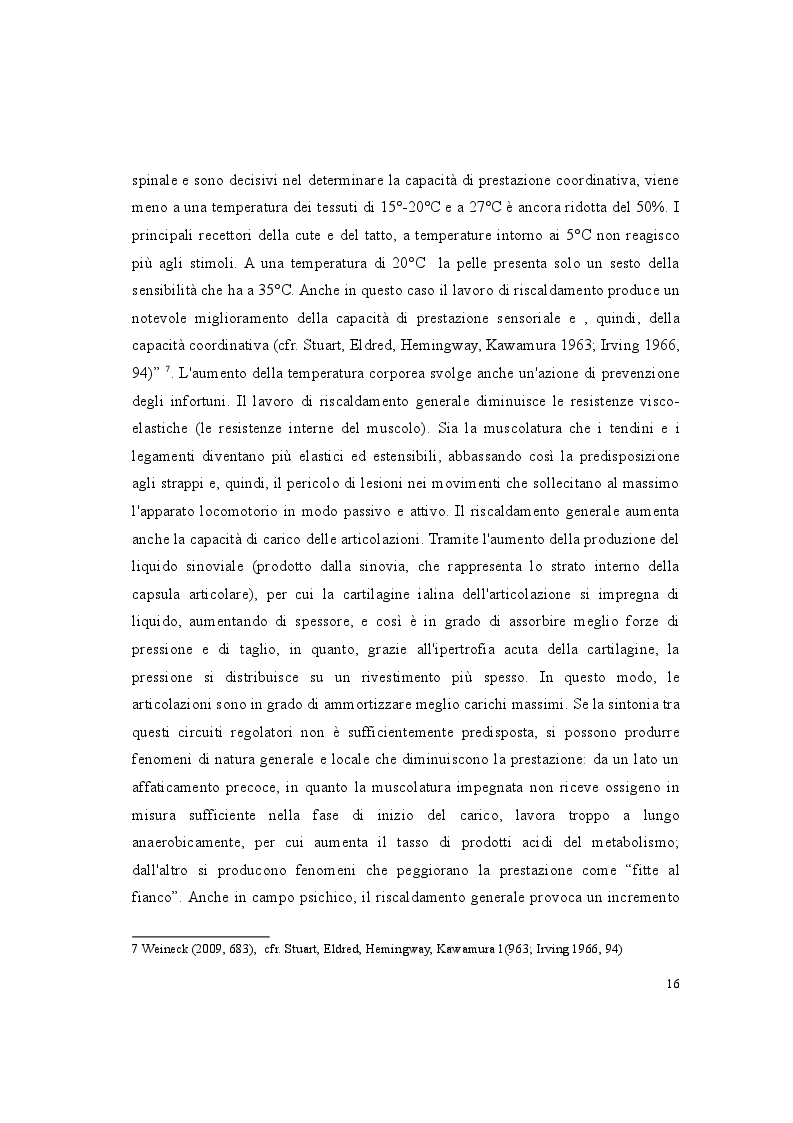 Estratto dalla tesi: Teoria e Metodologia di Allenamento nelle Arti Marziali